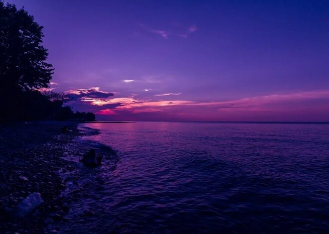 Фиолетовый закат обои: красивые фото с закатом (фото)
