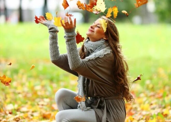 Ощущение счастья осенью на картинках: радость и умиротворение